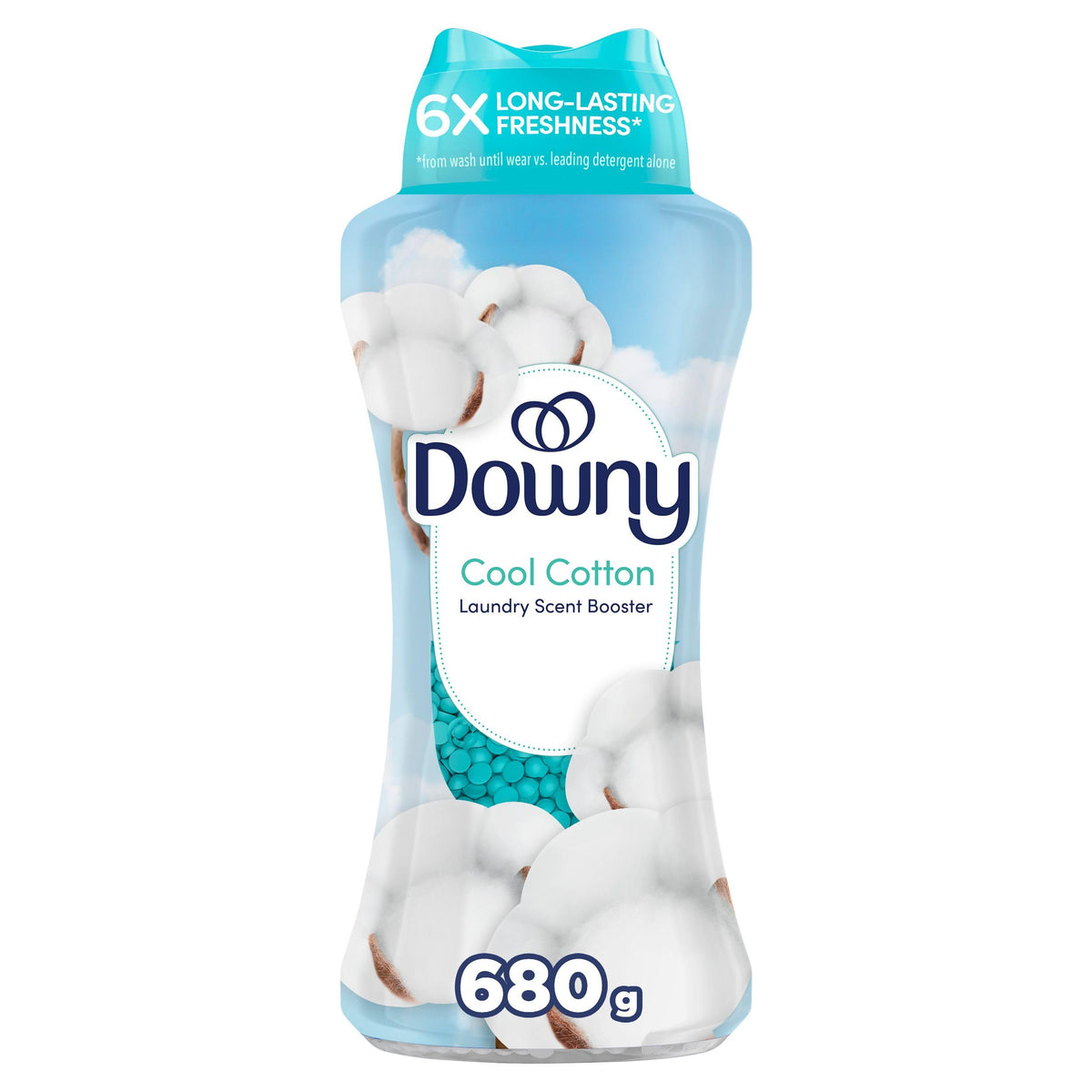 Downy In-Wash Laundry Scent Booster Beads, Cool Cotton, 24 oz