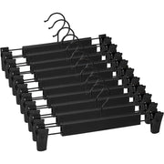 Lamitocs Swivel Pants Hangers with Clips, Black (10 Pack)