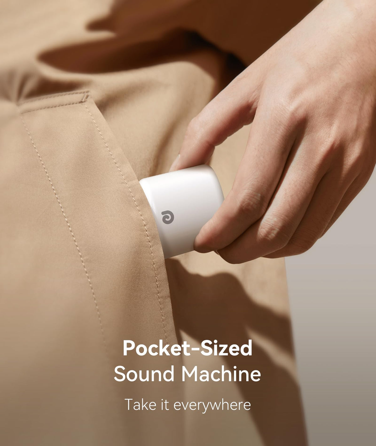 Dreamegg Portable White Noise Machine, 16 Sounds, Rechargeable, White
