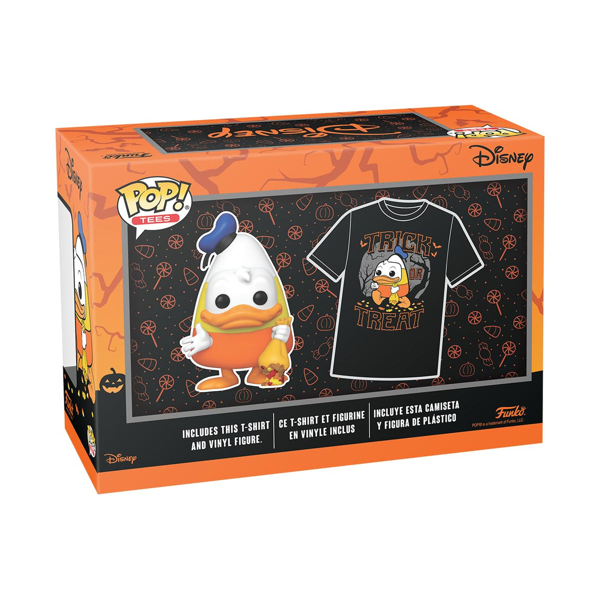 Funko Pop! & Tee Disney Halloween Donald Duck, XS