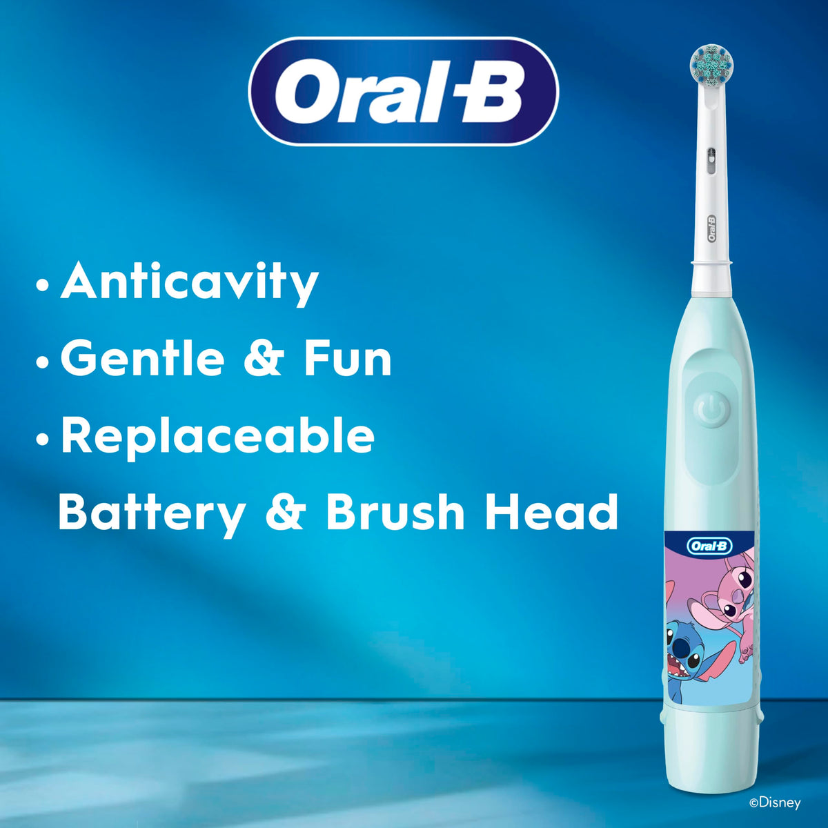 Oral-B Kids Battery Powered Toothbrush, Ages 3+, Extra Soft