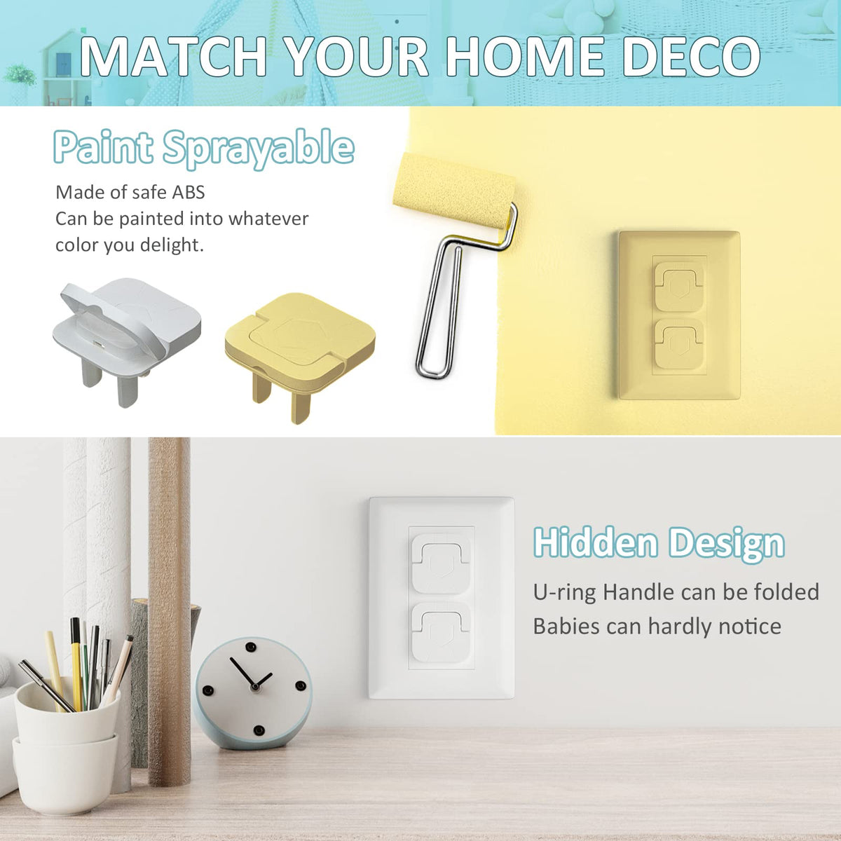 4our Kiddies Baby Proofing Outlet Covers (60 Pack)