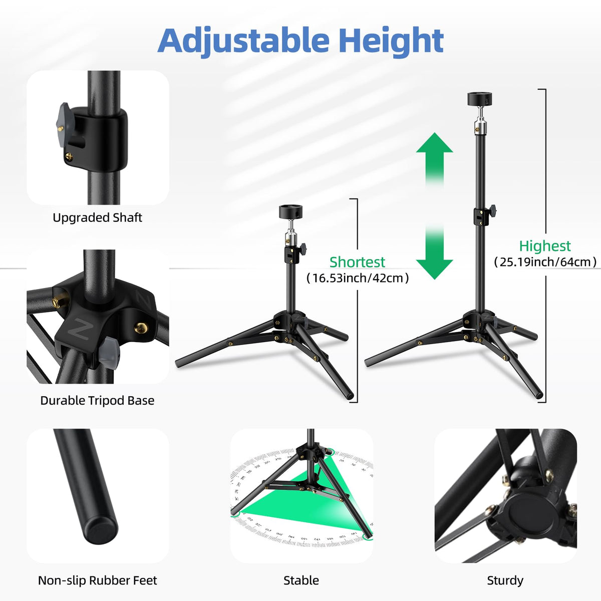Starlink Mini Tripod with Adapter, Adjustable Mount Kit