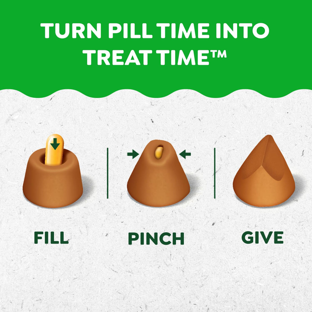 GREENIES Pill Pockets Dog Treats, Capsule Size, Chicken, 60 Count