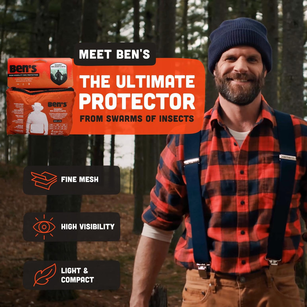 Ben's InvisiNet Bug Jacket, L/XL (0006-7221)