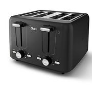 Oster 4-Slice Toaster with Extra-Wide Slots, Black