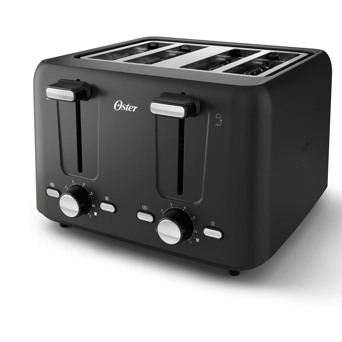 Oster 4-Slice Toaster with Extra-Wide Slots, Black