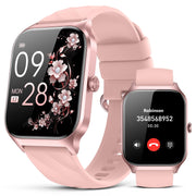 Smart Watch with Calling & Fitness Tracking, Pink, 1.83"