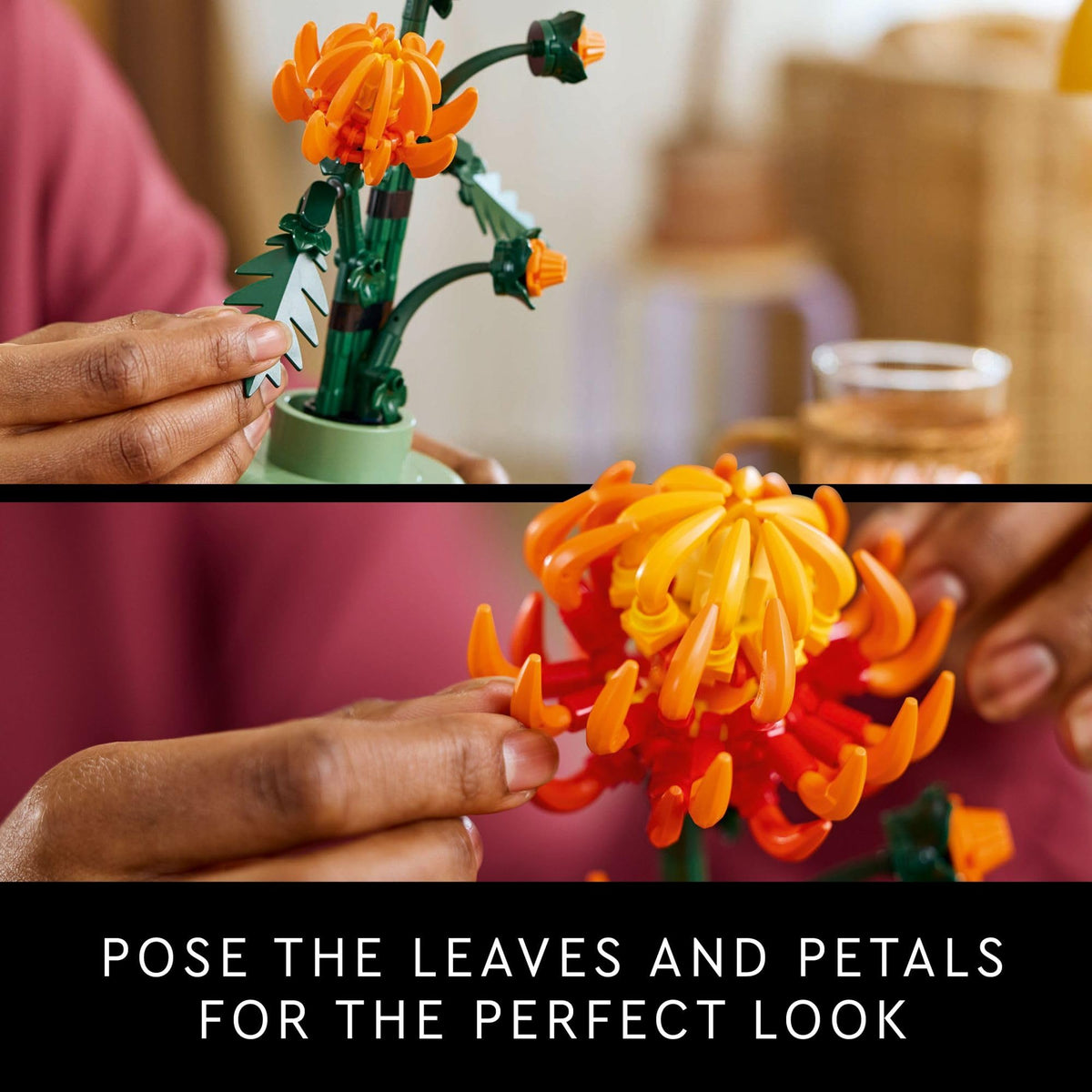 LEGO Botanicals Chrysanthemum Building Set, 10368