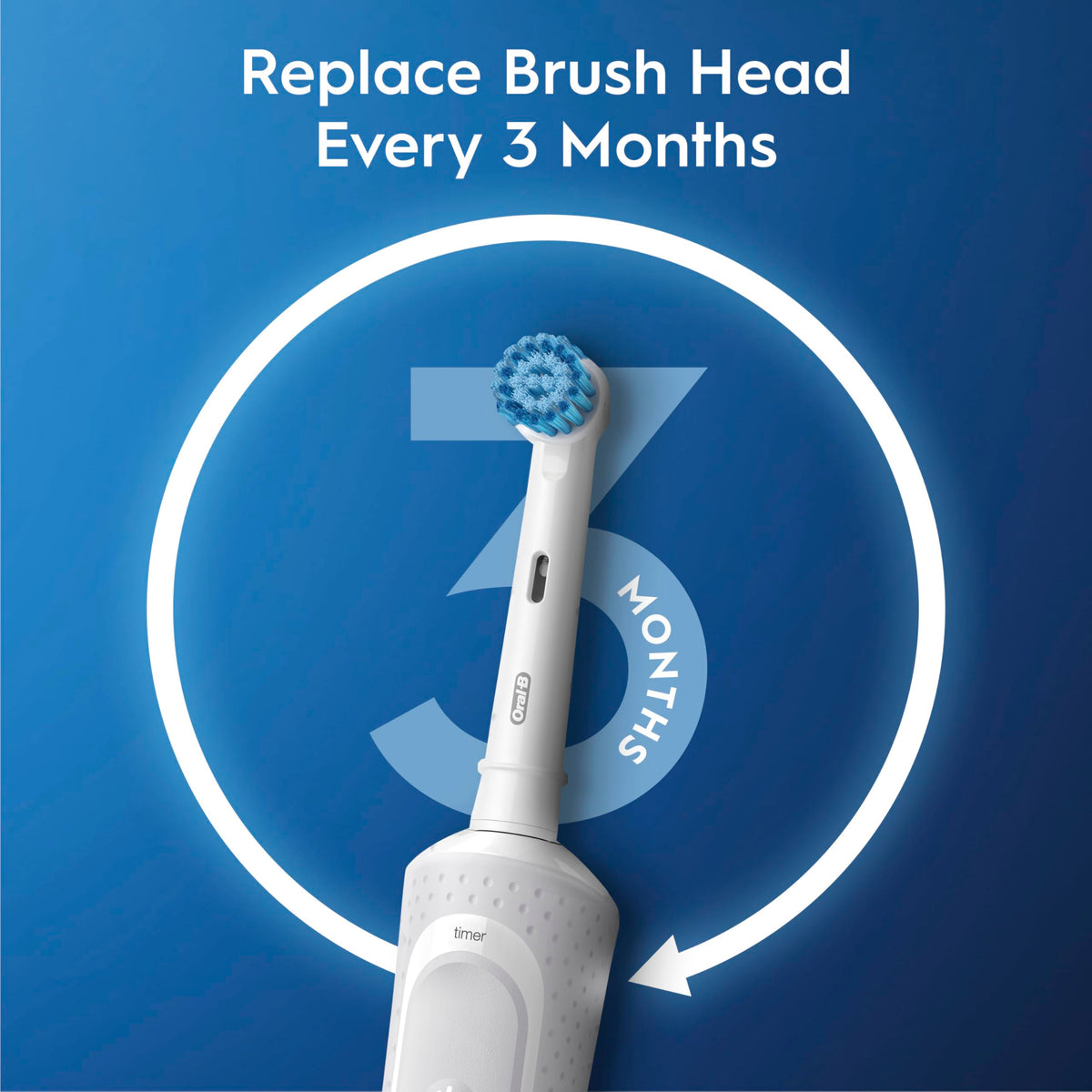 Oral-B Pro 300 Sensitive Clean Vitality Electric Toothbrush, White