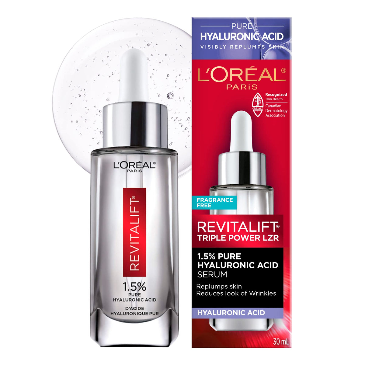 L'Oreal Paris Revitalift 1.5% Pure Hyaluronic Acid Serum, 30ml