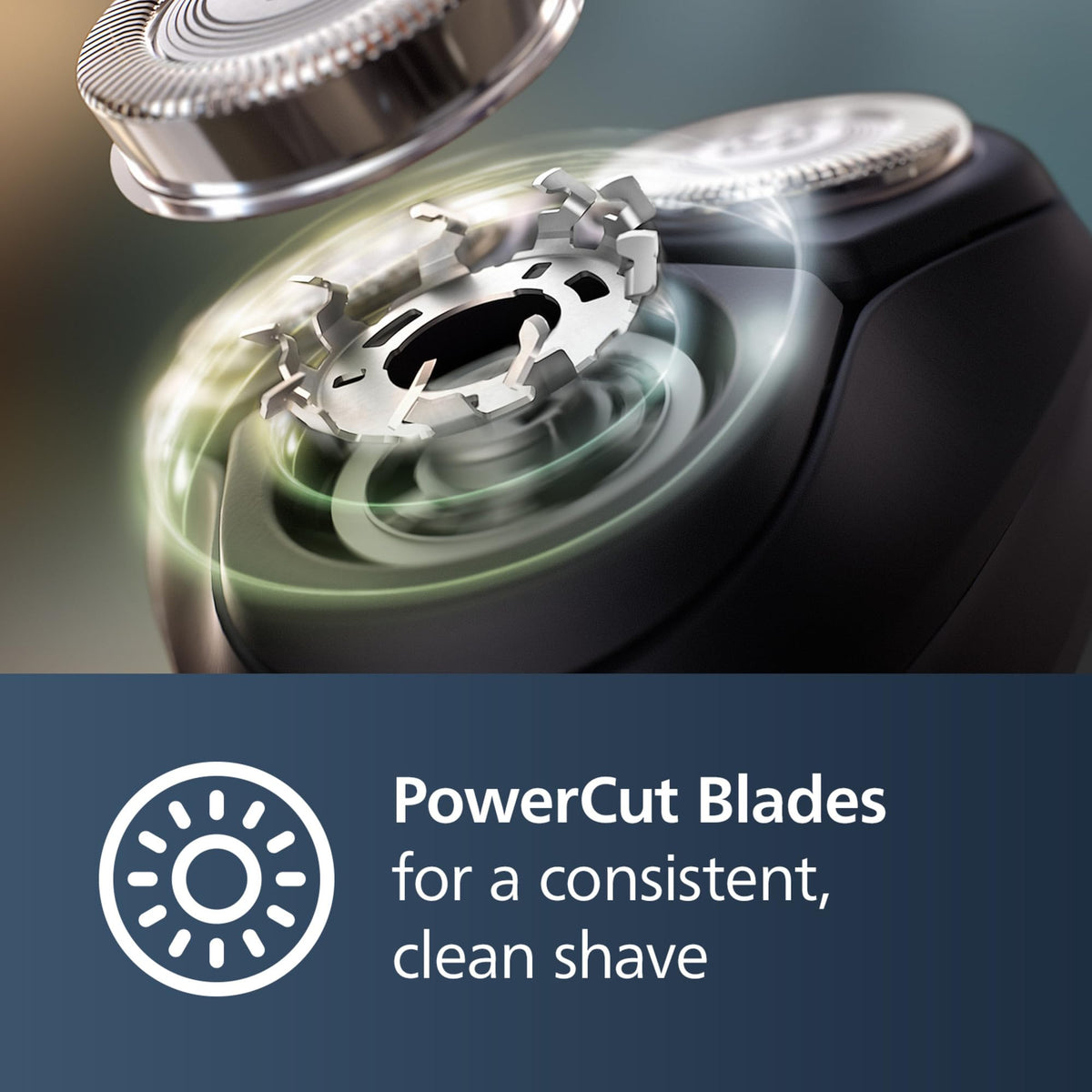 Philips Shaver 3000X Series, Wet and Dry, X3002/00, Dark Forest Green