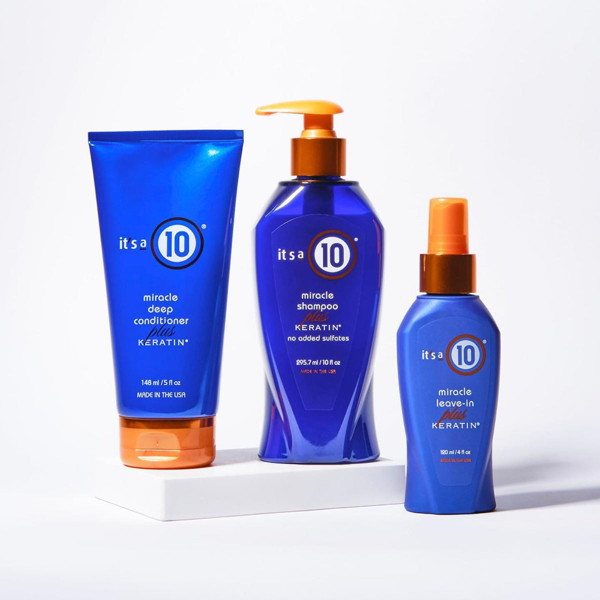 It's a 10 Miracle Leave-In Plus Keratin Spray, 4 oz