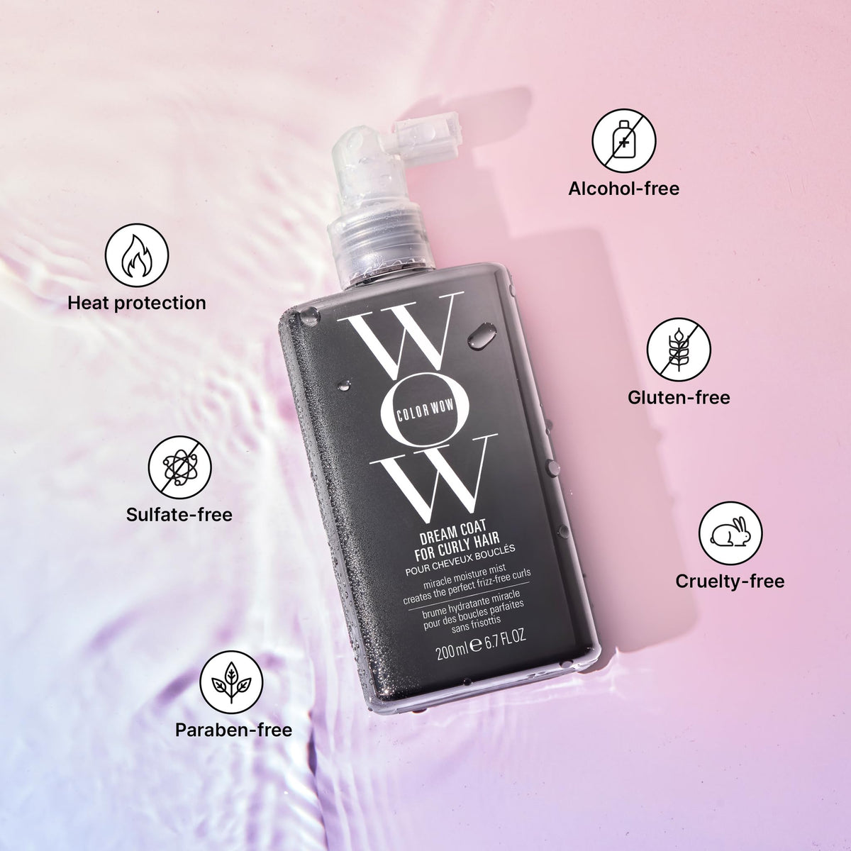 Color Wow Dream Coat for Curly Hair, 6.7 Fl Oz