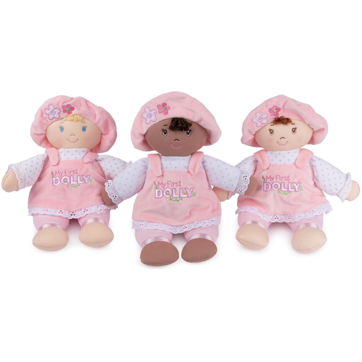 GUND Baby My First Dolly Plush Doll, Pink/White, 13 Inch