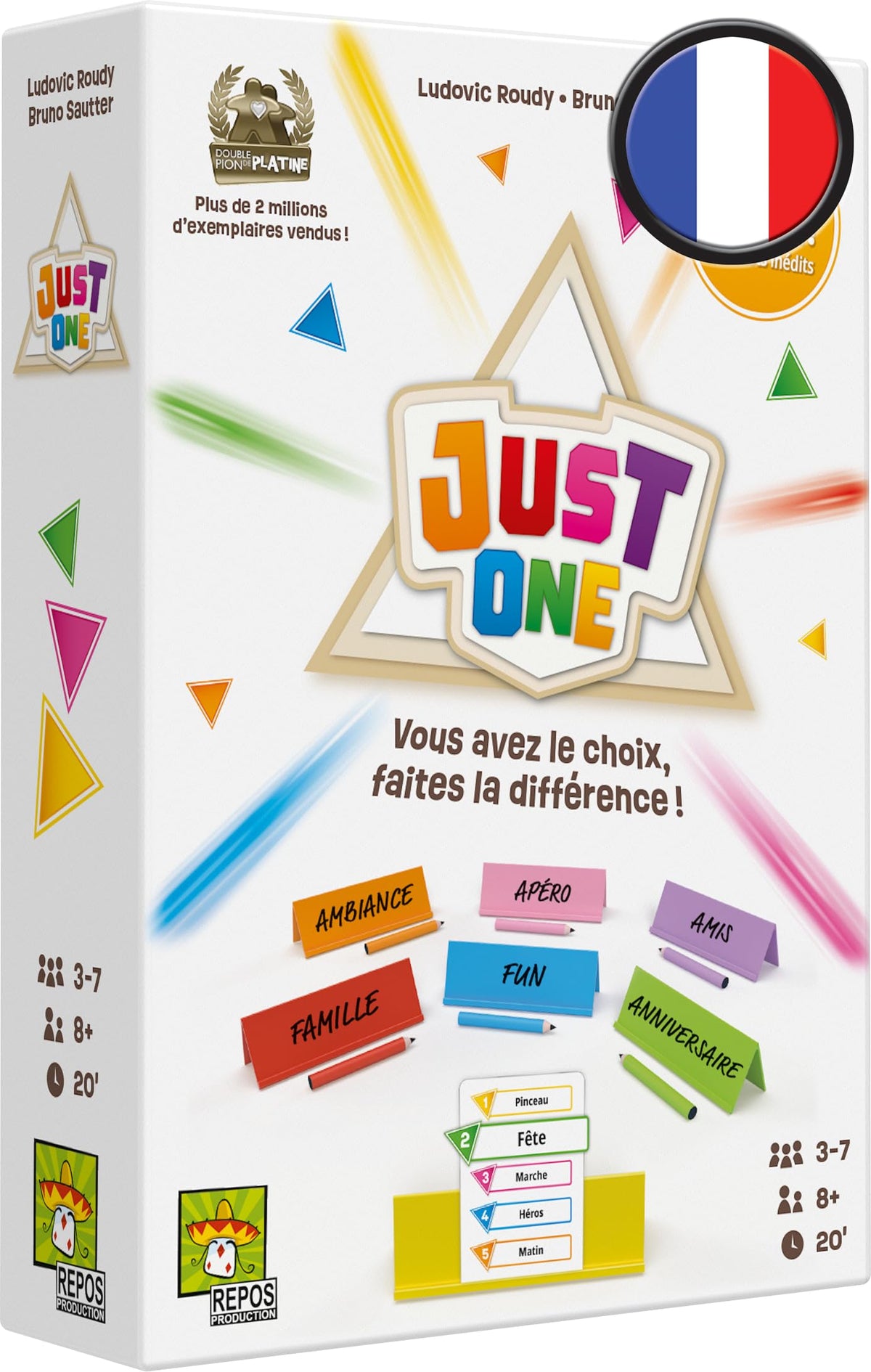 Just One Refresh Card Game, French Version, by Asmodee
