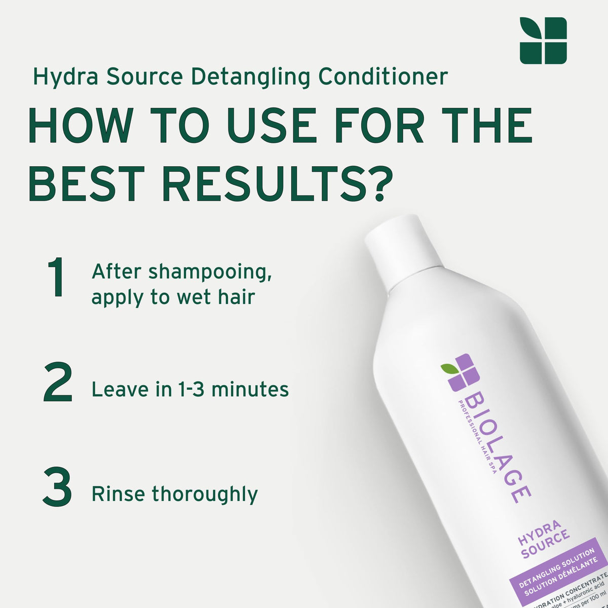 Biolage HydraSource Detangling Solution Conditioner for Dry Hair