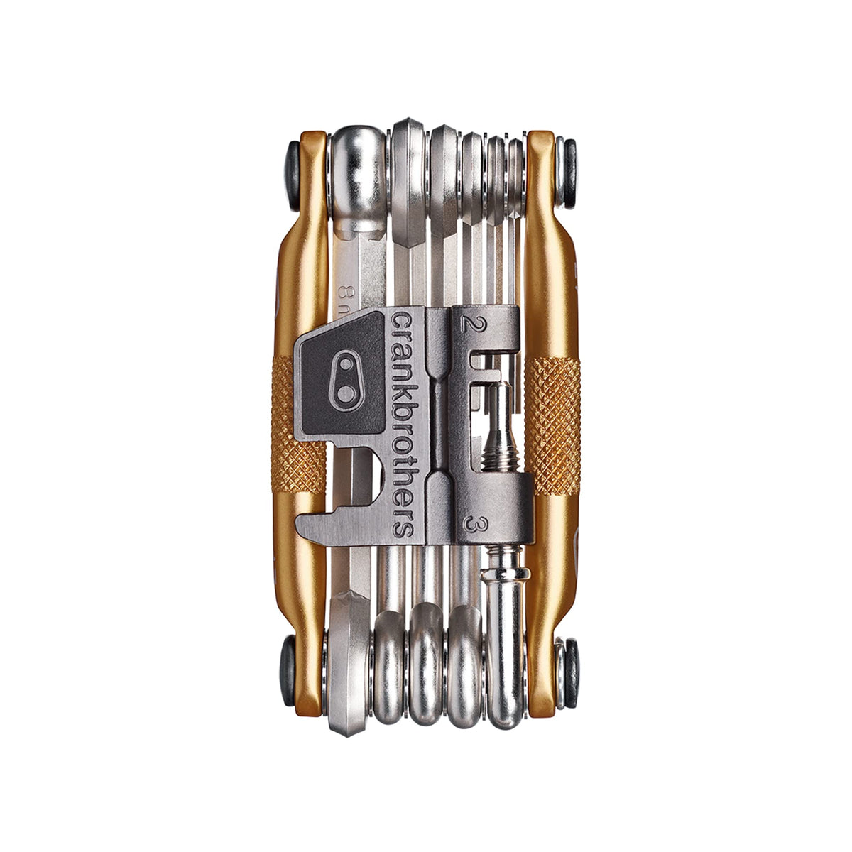 Crankbrothers 10755 Multi Bicycle Tool, 17-Function, Gold
