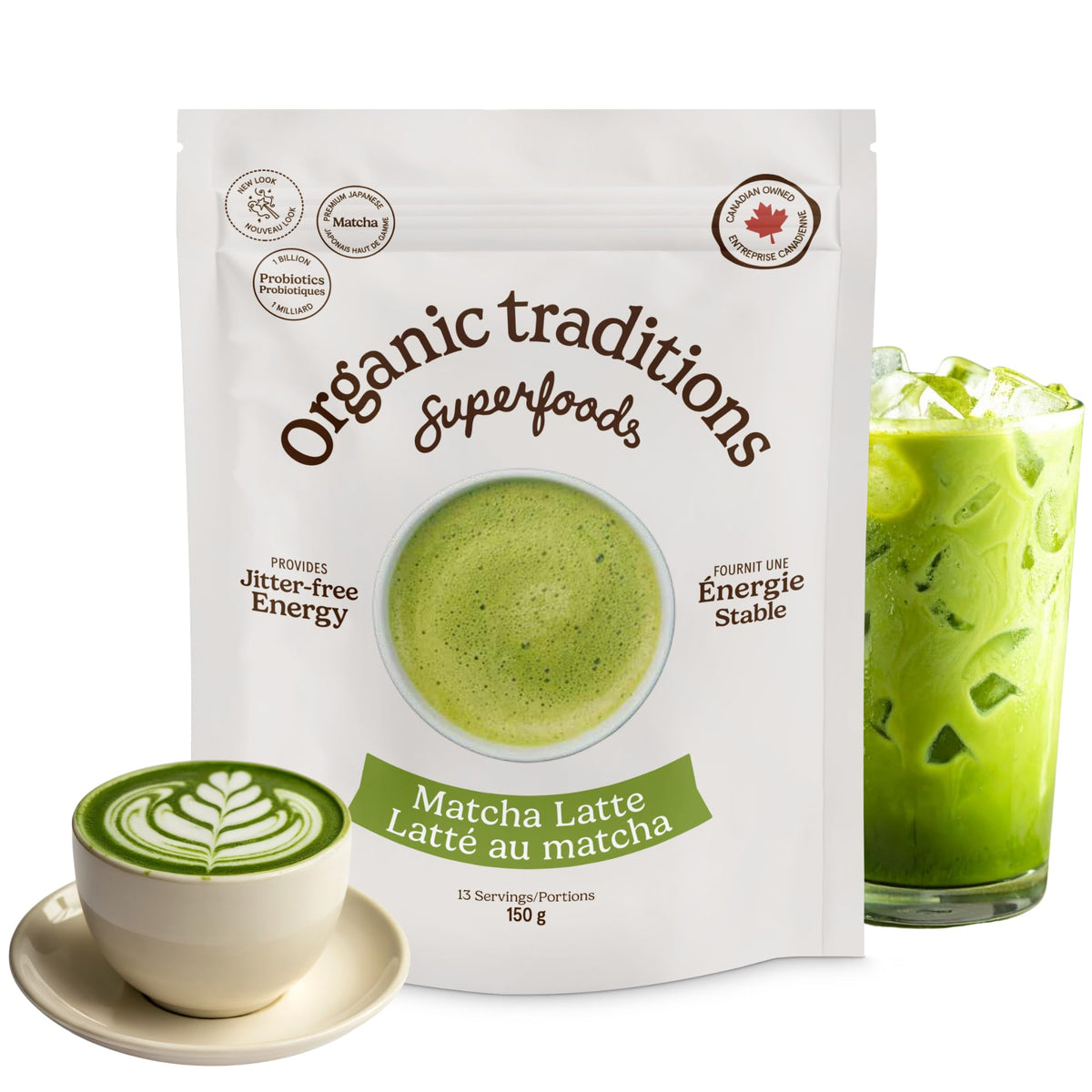 Organic Traditions Matcha Latte Powder