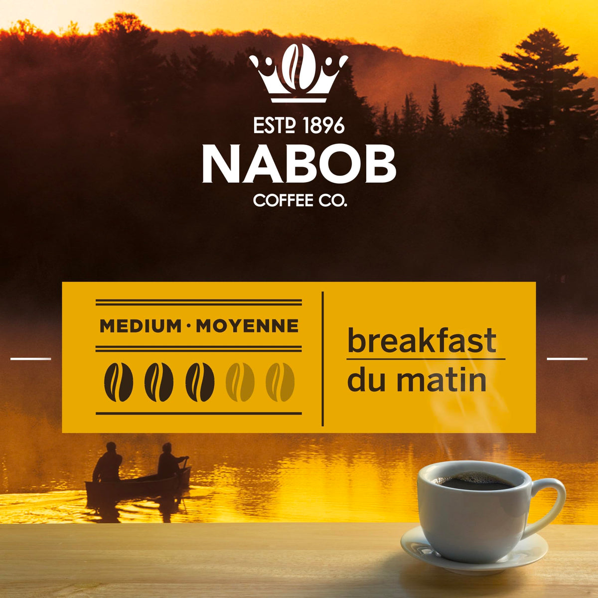 Nabob Breakfast Blend Compostable Coffee Pods, 56 Pods