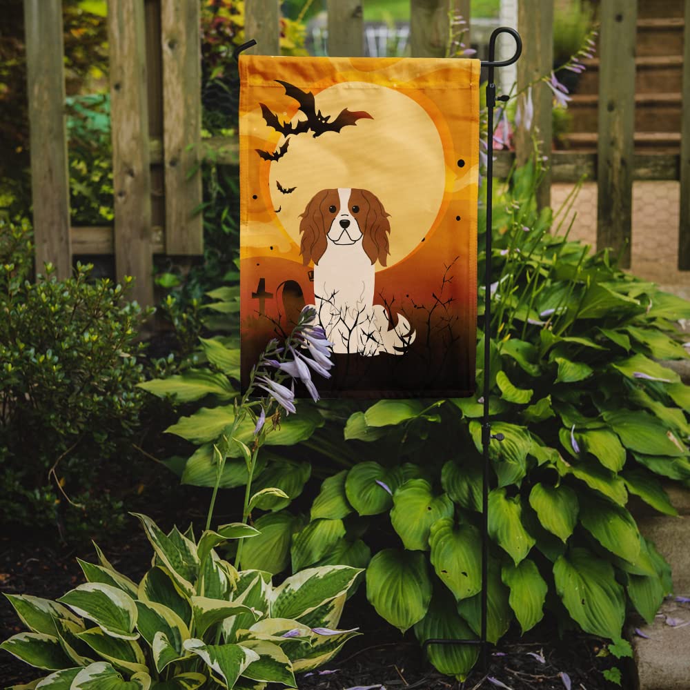 Caroline's Treasures BB4324GF Halloween Cavalier Spaniel Flag Garden Size