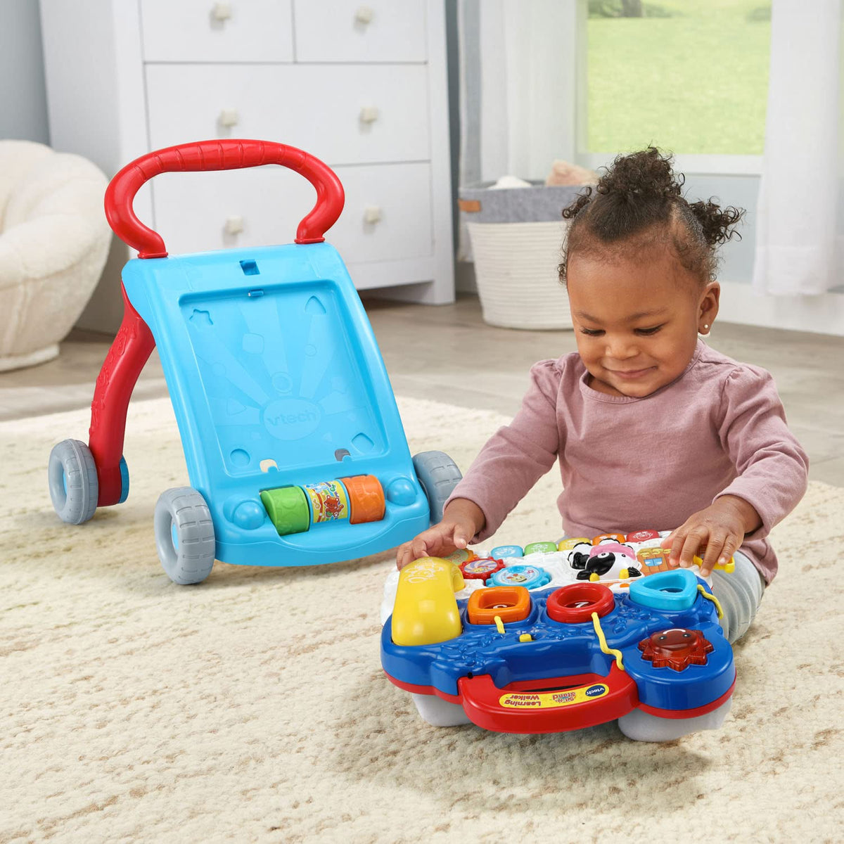 VTech Sit-to-Stand Learning Walker, Blue