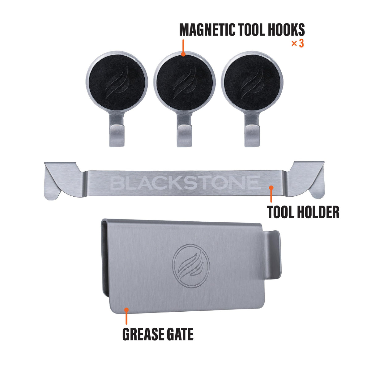 Blackstone 5188 Rear Grease Gate with Magnetic Hooks and Tool Holder