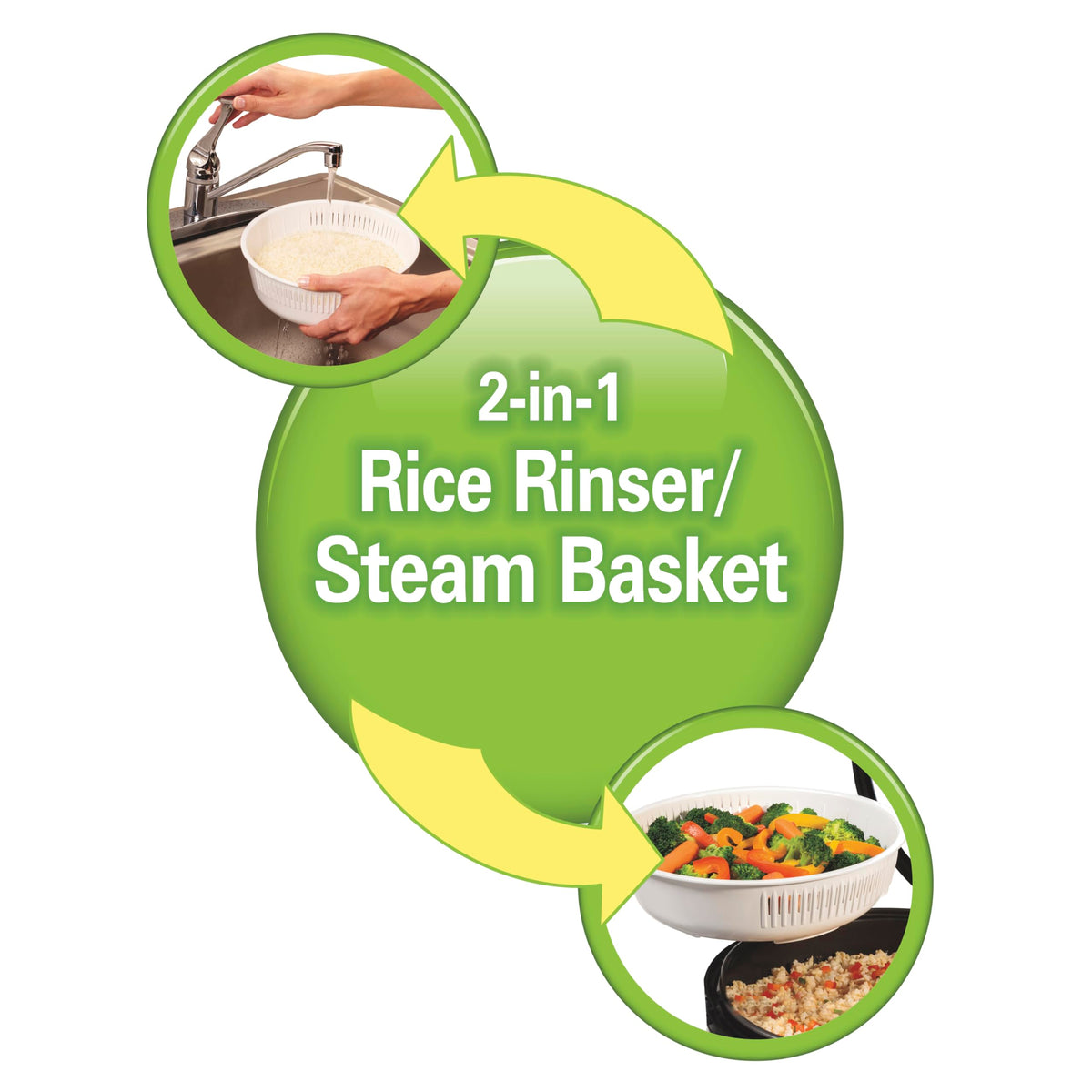 Hamilton Beach Digital Rice Cooker and Food Steamer, 14 Cups, 37548MN
