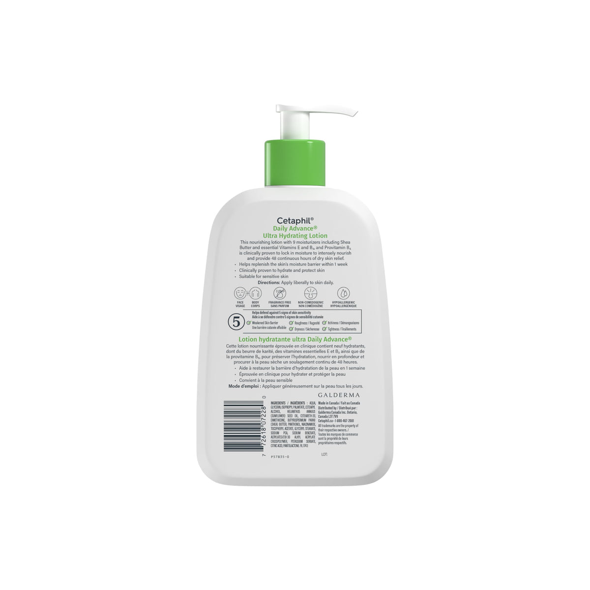 Cetaphil Daily Advance Body Lotion, 473ml