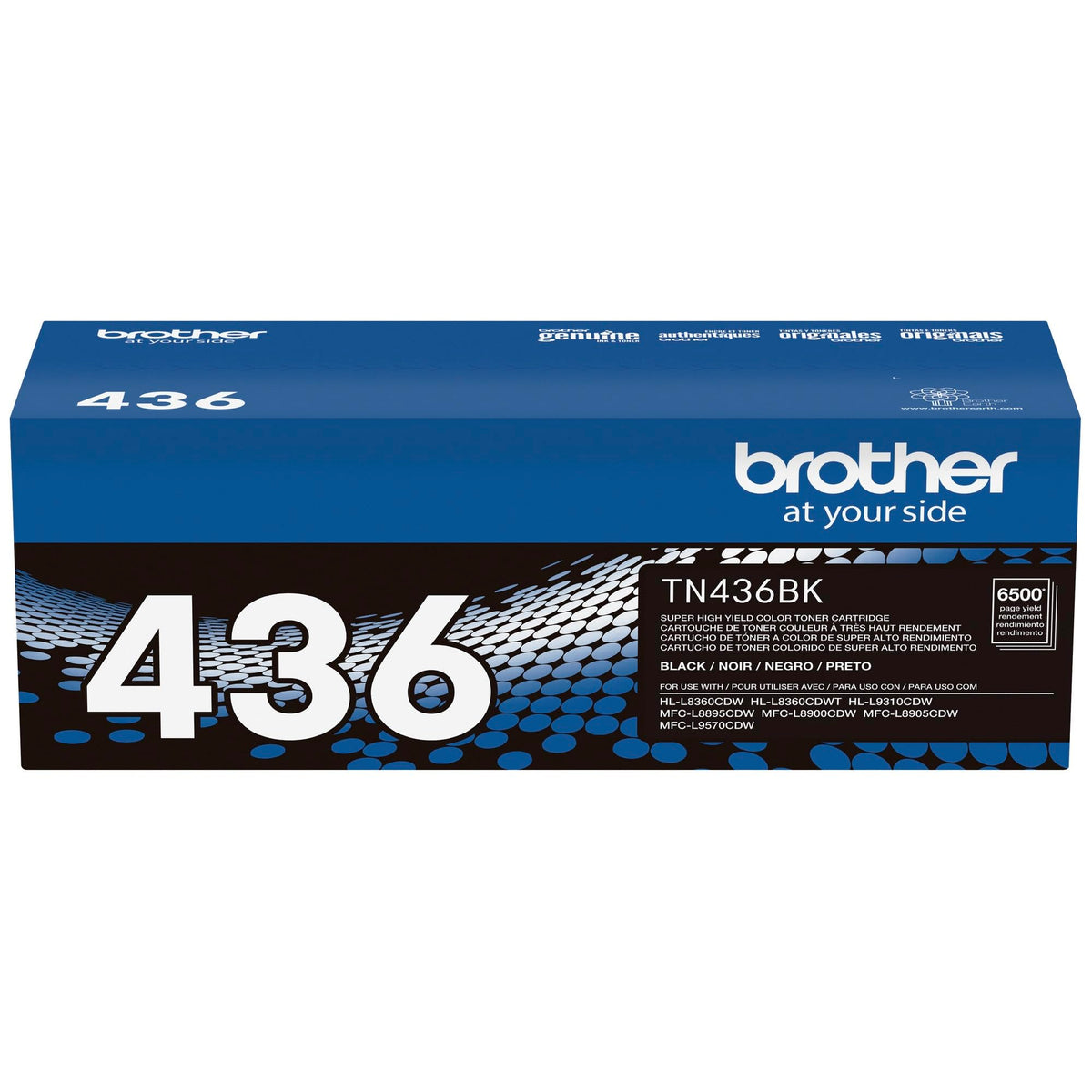 Brother TN436BK Super High-Yield Black Toner Cartridge