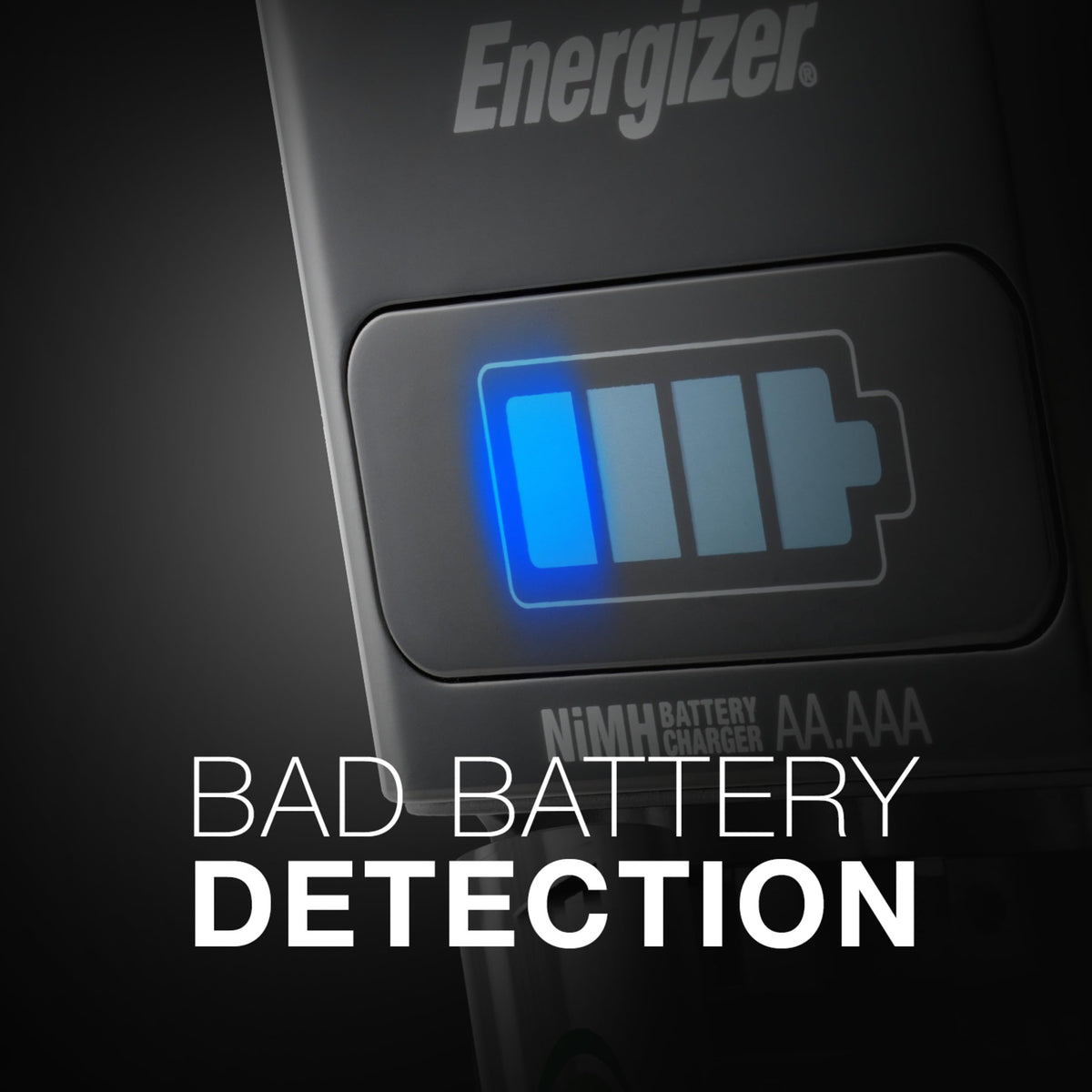Energizer Rechargeable Battery Charger for AA, AAA, C, D and 9V