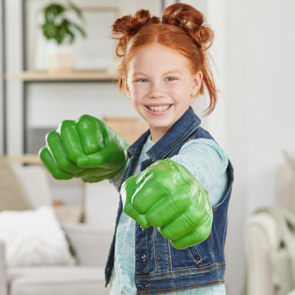 Marvel Hulk Gamma Smash Fists, Soft Foam Role Play Toy, Ages 5+
