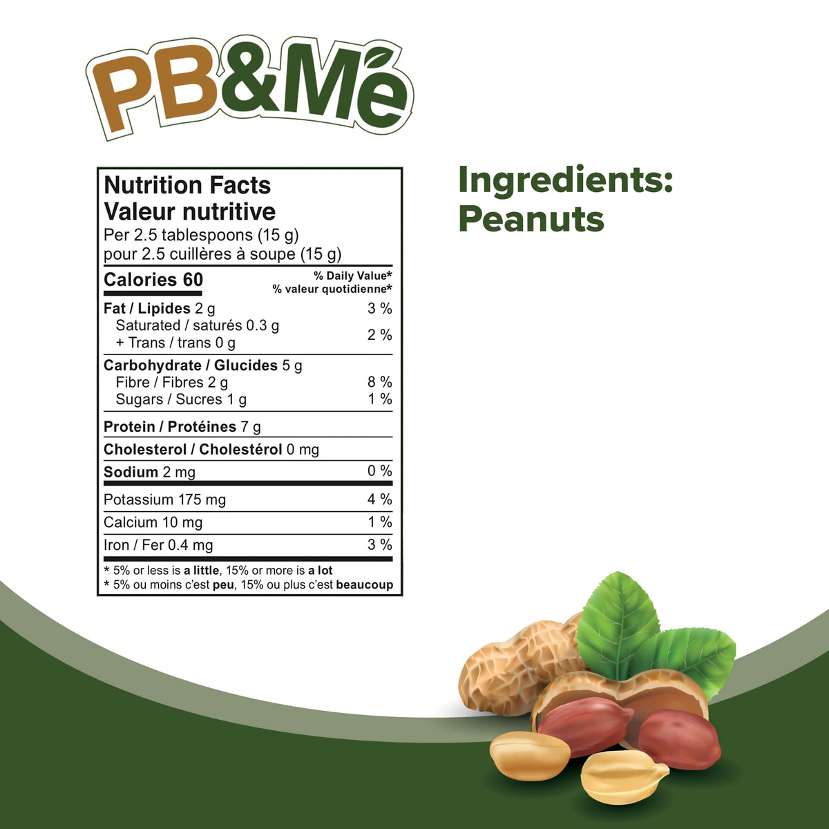 PB&Me Sugar Free Peanut Butter Powder, 2 lb