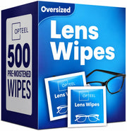 Lens Wipes for Eyeglasses, Individually Wrapped, 500 Count