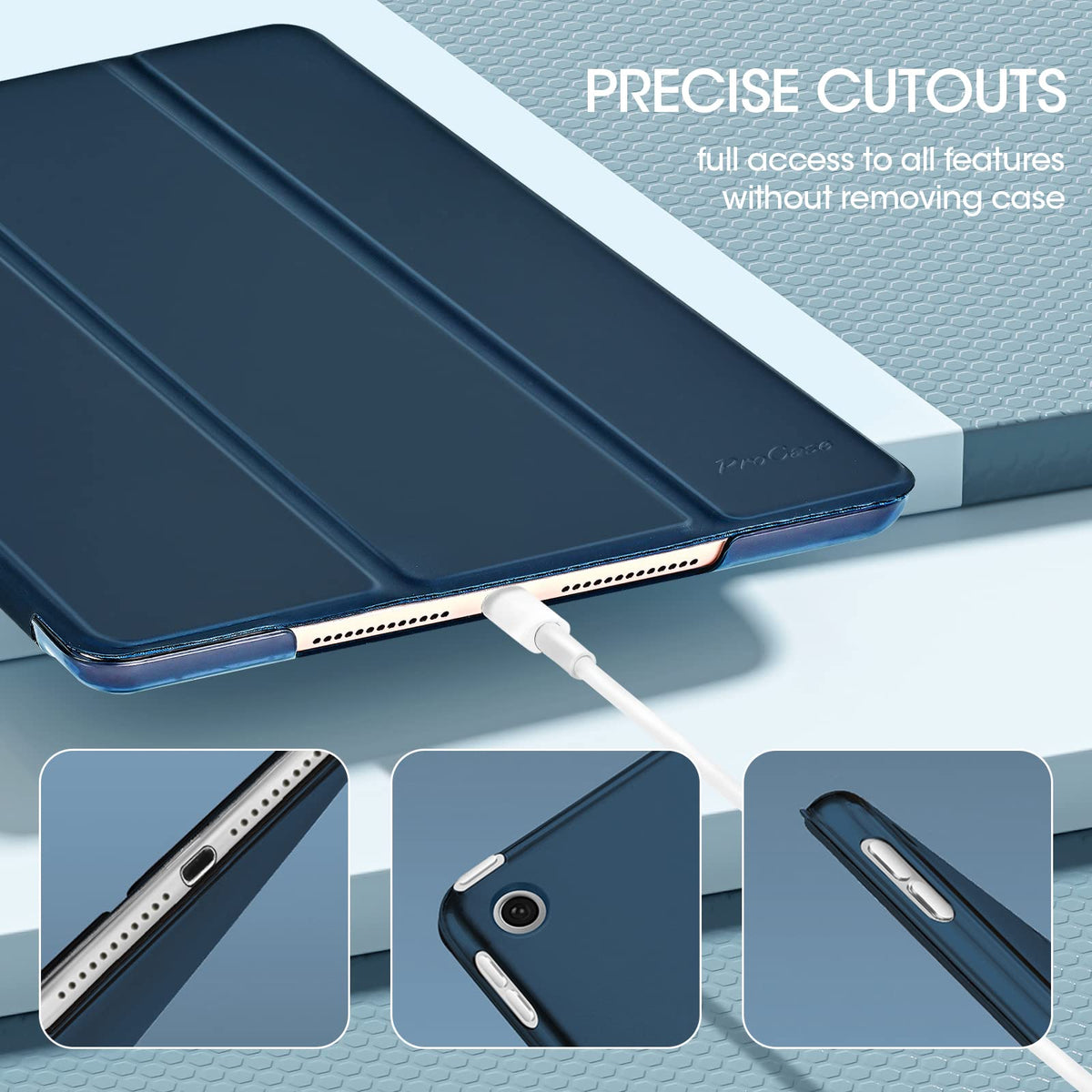 ProCase iPad 10.2 Case, Navy