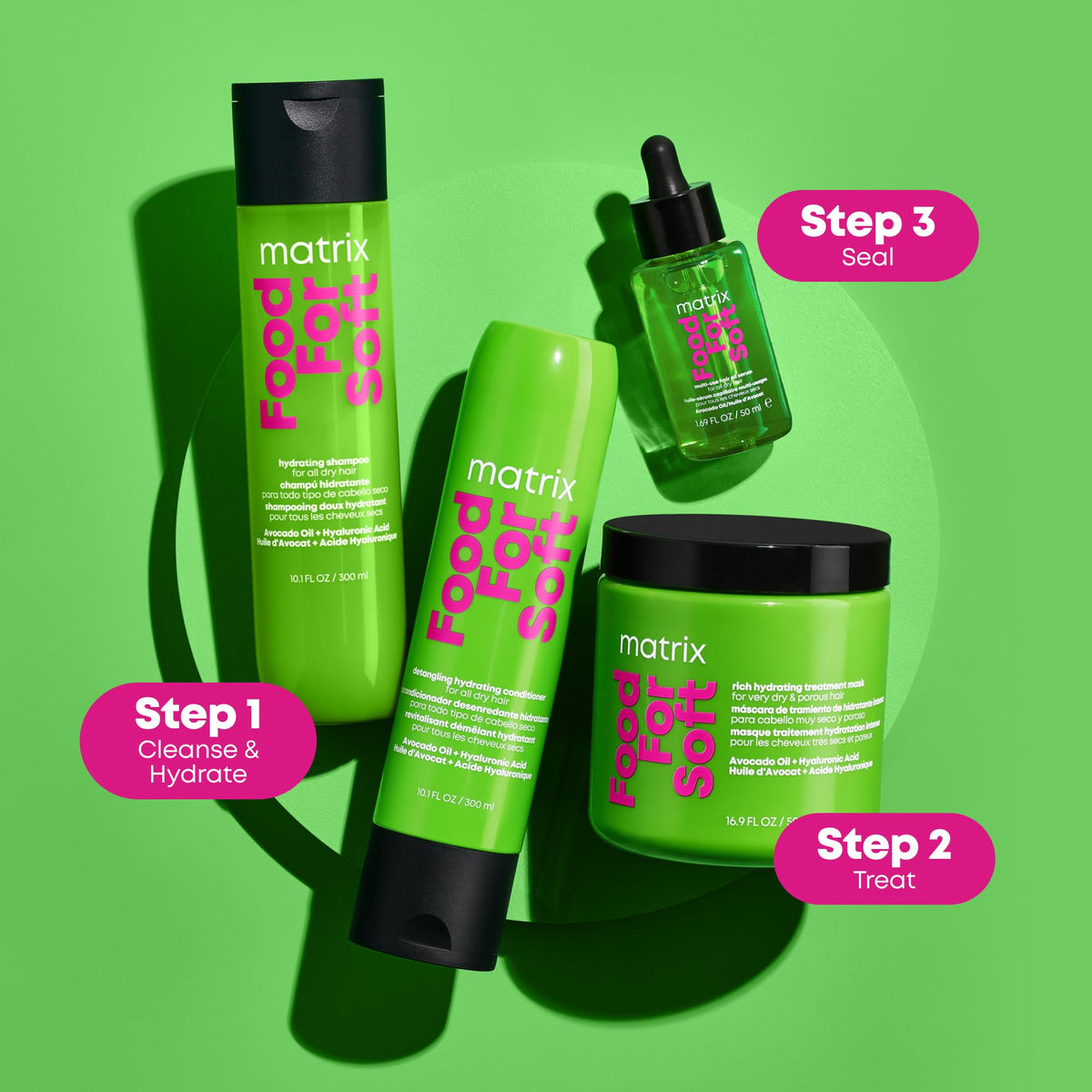 Matrix Multi-Use Hair Oil Serum with Avocado Oil, 50 mL