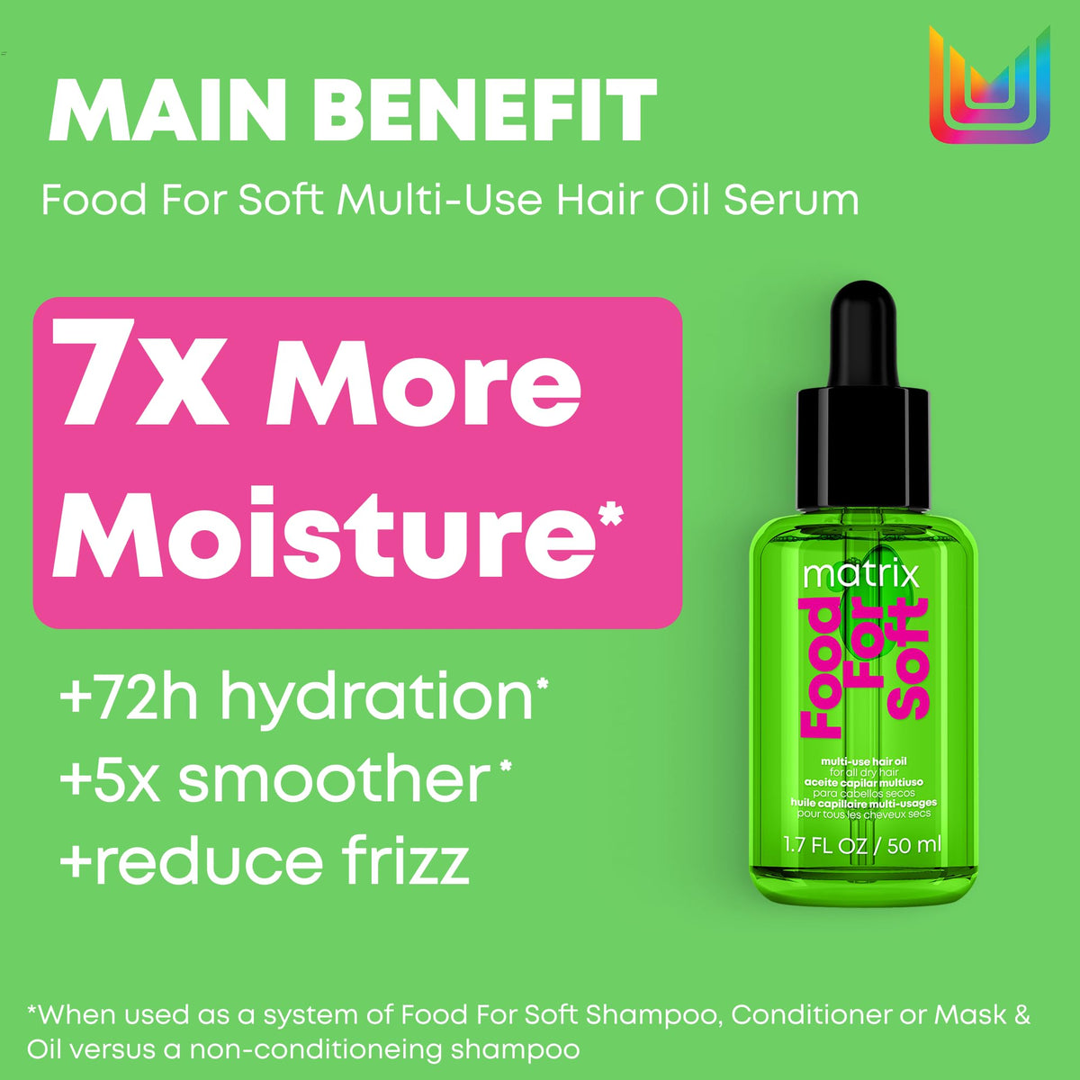 Matrix Multi-Use Hair Oil Serum with Avocado Oil, 50 mL