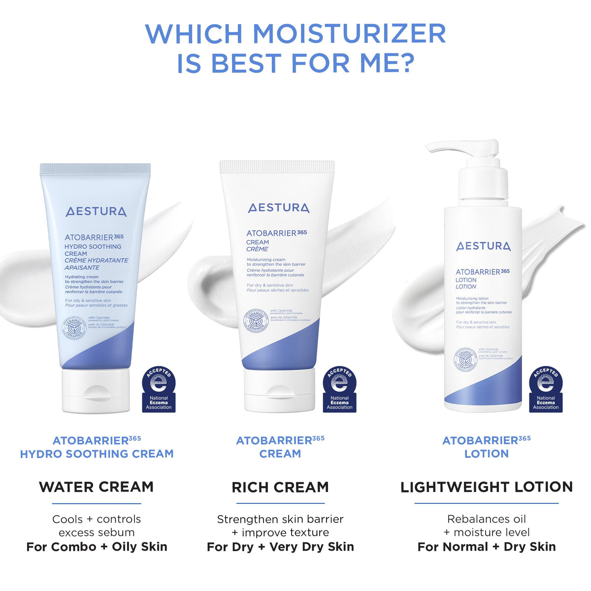 Aestura Atobarrier365 Cream with Ceramides, 80 mL (2.70 fl oz)