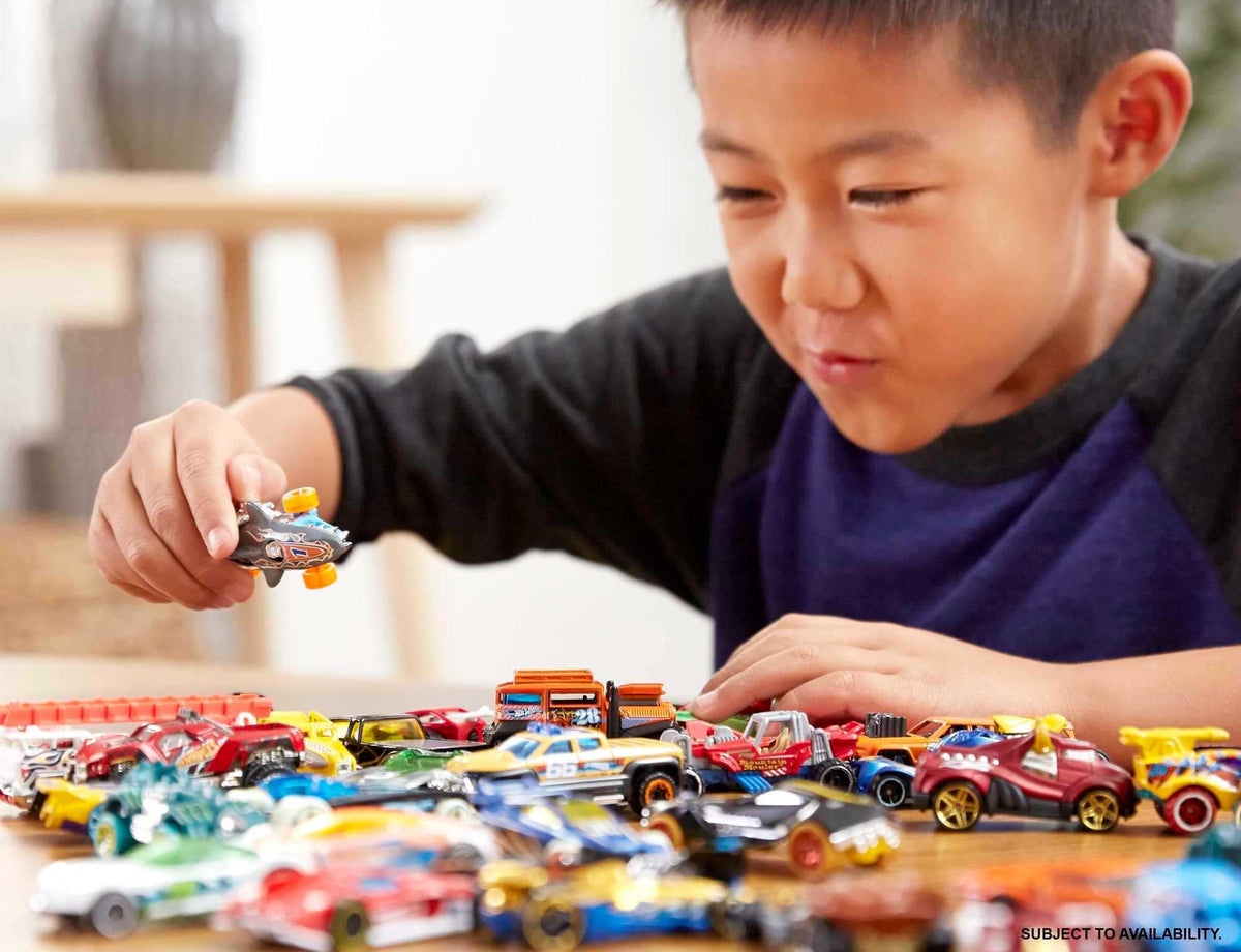 Hot Wheels Toy Cars and Trucks, 1:64 Scale, 20 Pack