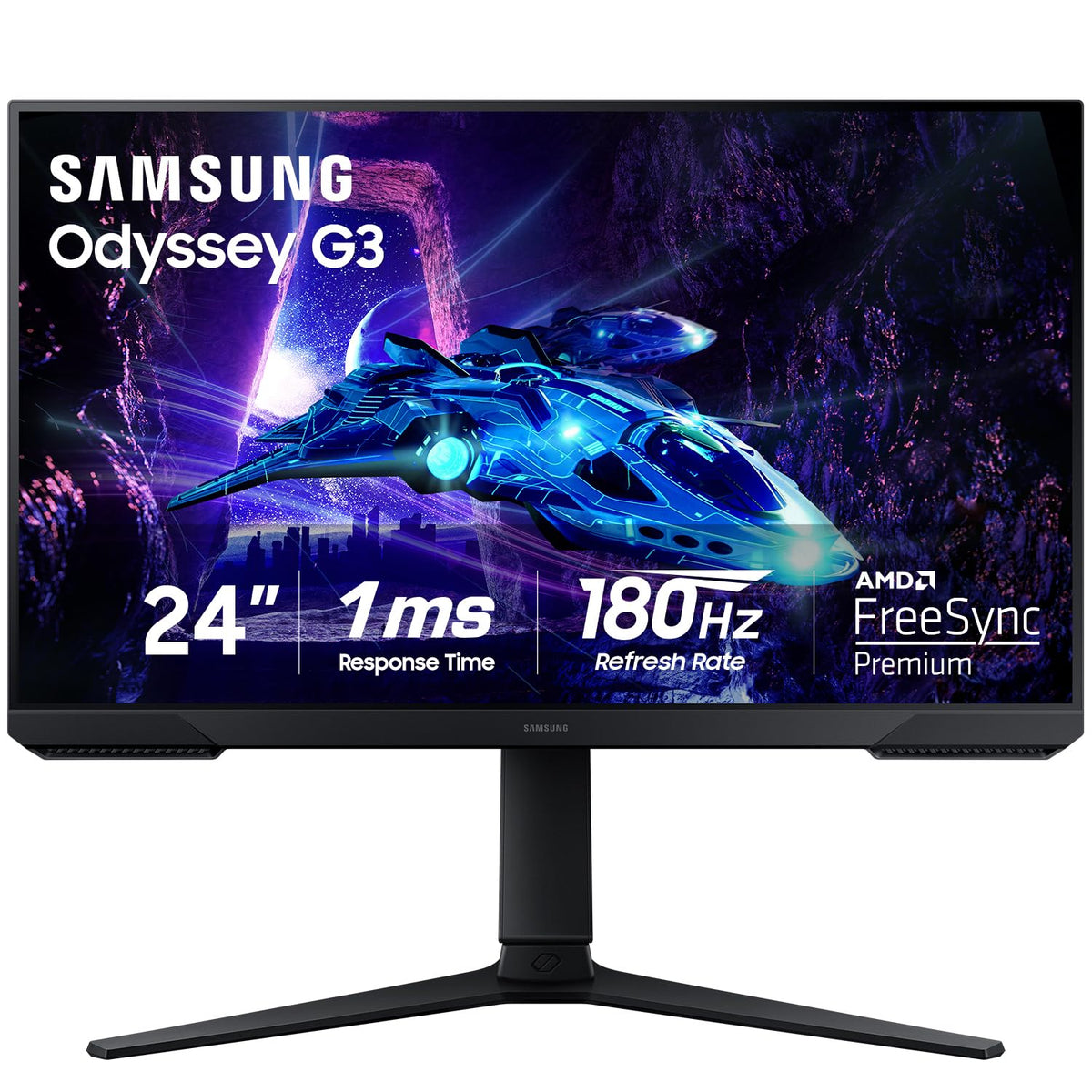 Samsung 24" Odyssey G3 Gaming Monitor, FHD, 180Hz, LS24DG302ENXZA