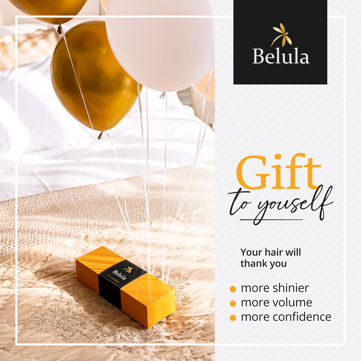 Belula 100% Boar Bristle Hair Brush Set, Medium