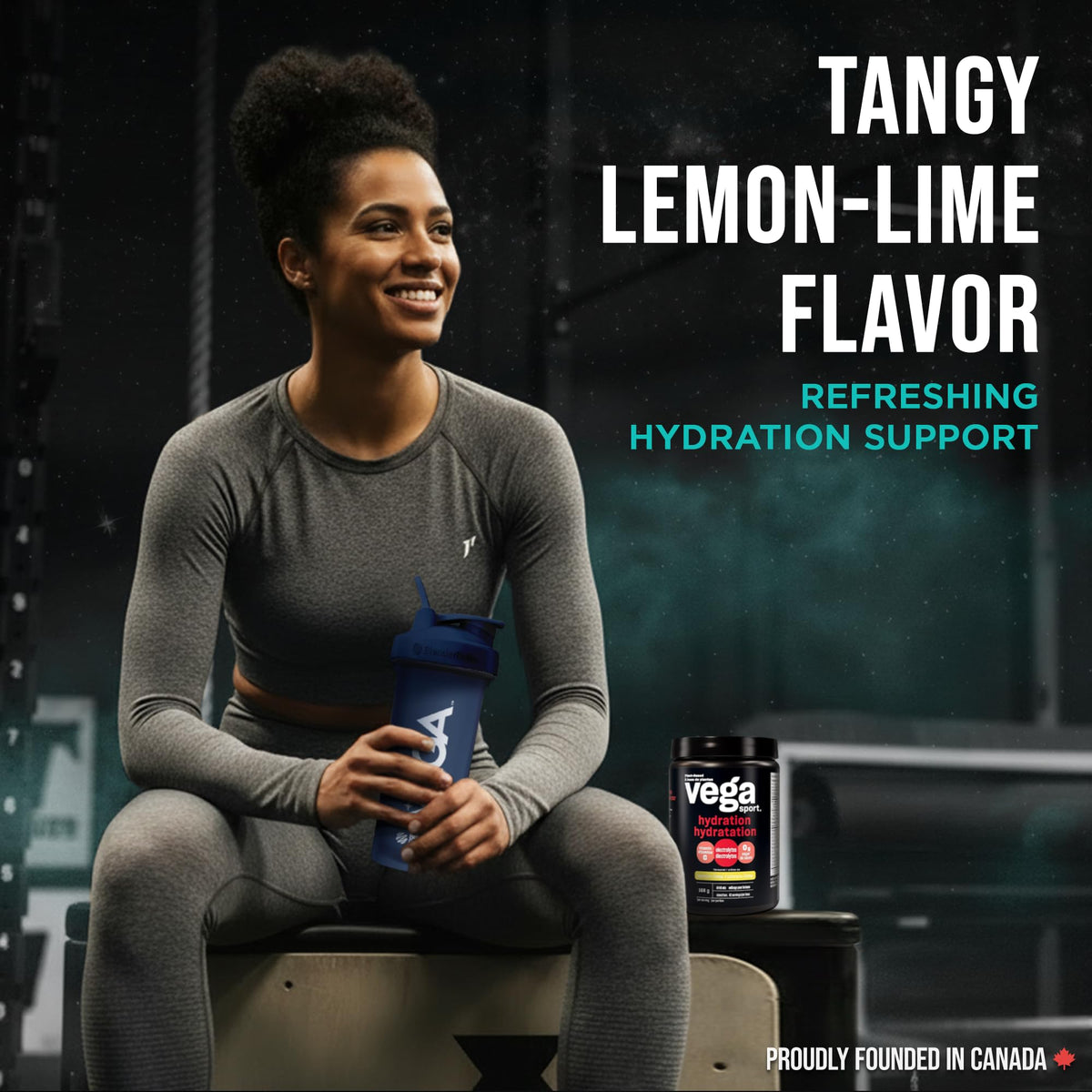Vega Sport Hydration Electrolyte Powder, Lemon Lime, 168 g