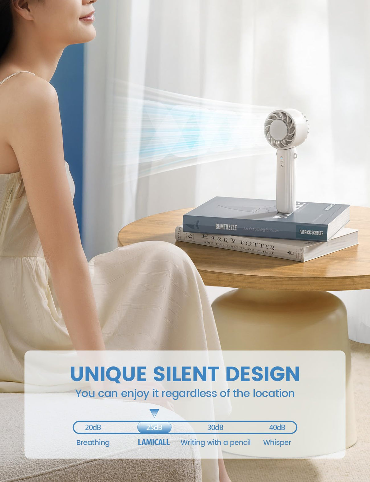Lamicall Frozen Pad Handheld Fan