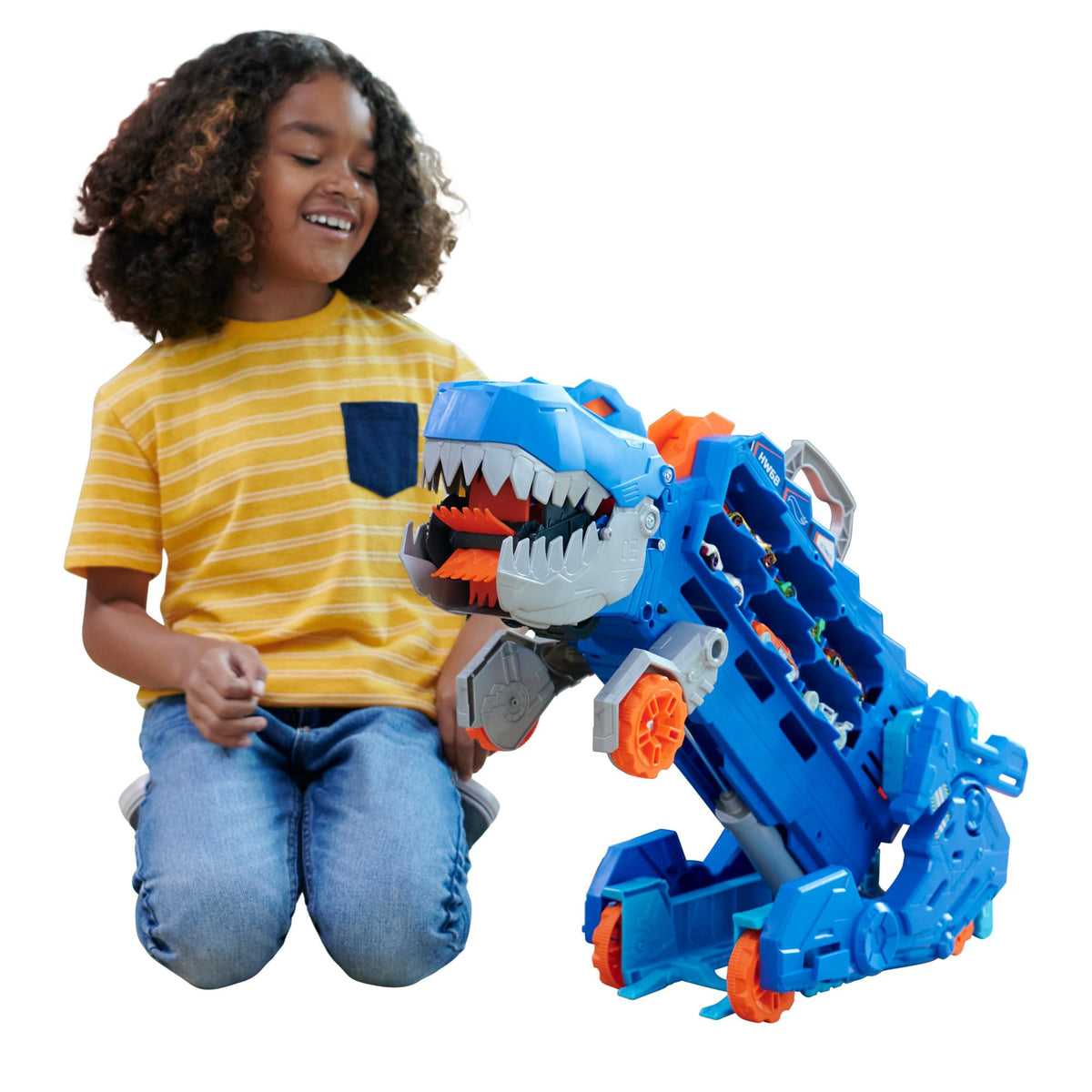 Hot Wheels City Ultimate T-Rex Transporter Track Set