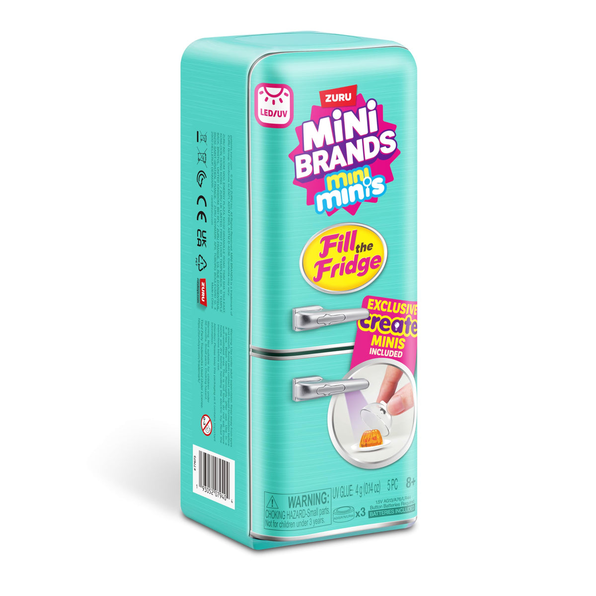 Mini Brands Fill The Fridge Playset With UV Light by ZURU