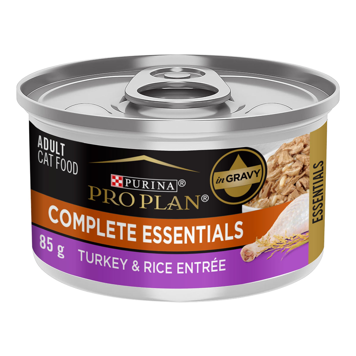 Purina Pro Plan Turkey & Rice Wet Cat Food, 85 g (24 Pack)