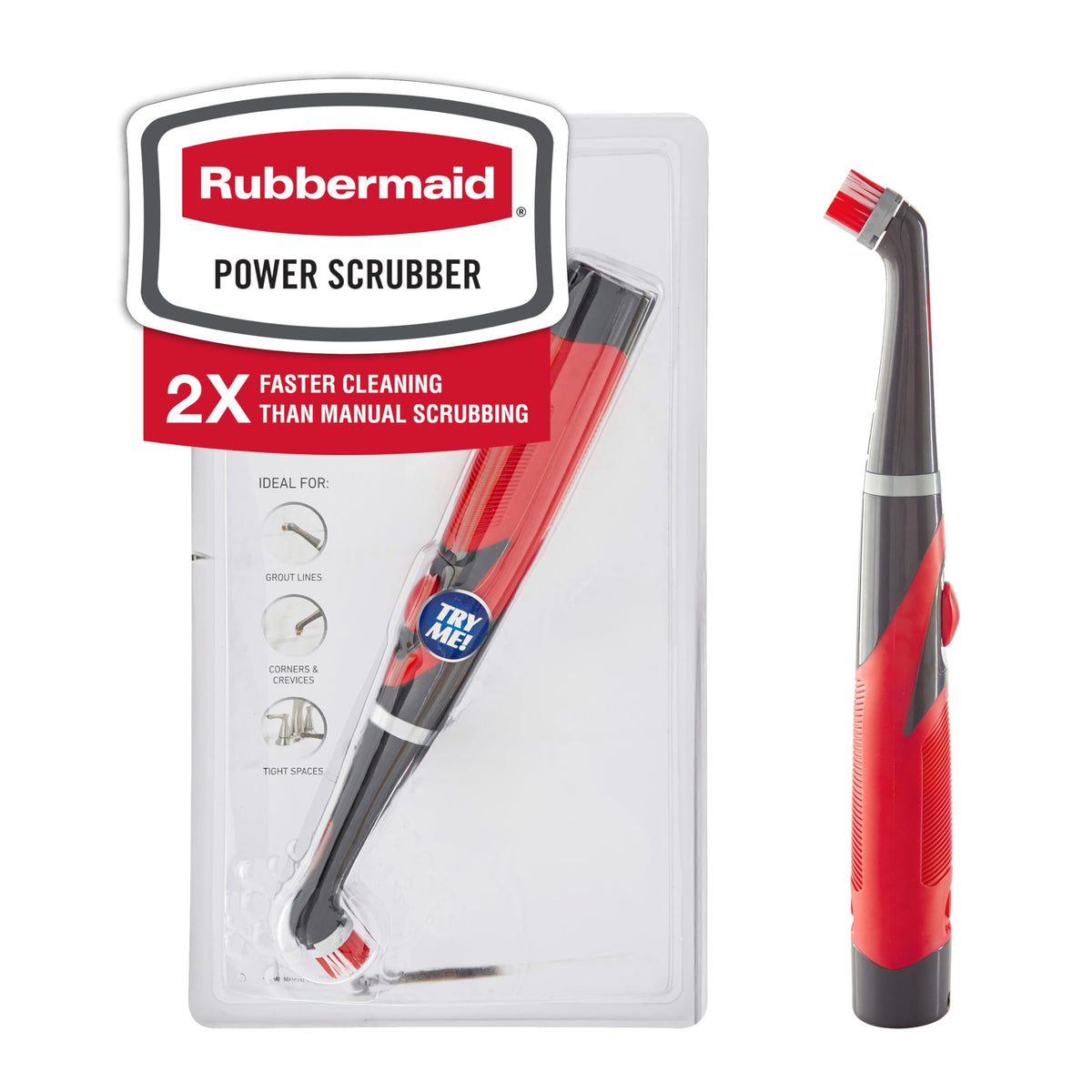 Rubbermaid Reveal Power Scrubber for Grout, Tile, Shower and Bathtub