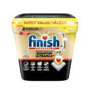 Finish Quantum UltraMAX Dishwasher Detergent Pods, Lemon, 68 Tabs