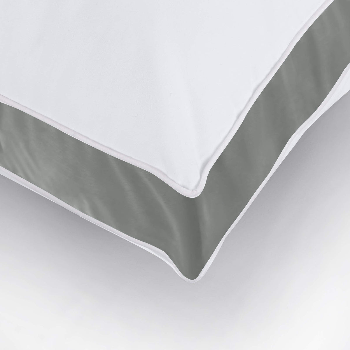 Utopia Bedding Gusseted Bed Pillows, Queen, Grey, Set of 2