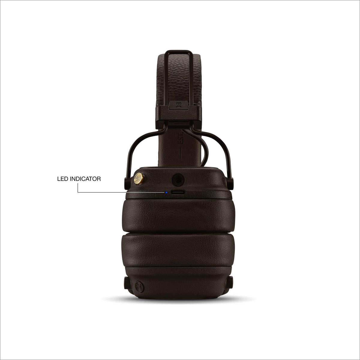 Marshall Major V Wireless On-Ear Headphones, Brown